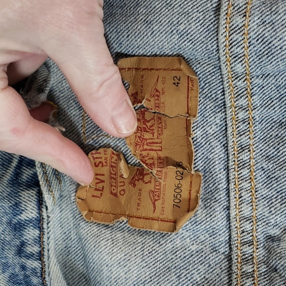 Vtg Levi's Jacket sz 42 unisex - Picture 10 of 14